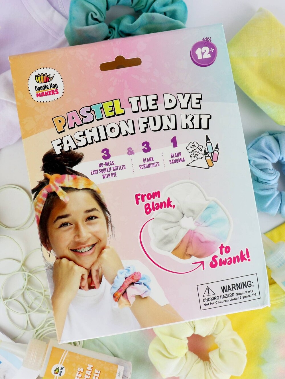 Pastel Tie Dye Fashion Fun Kit - Pastel Multi